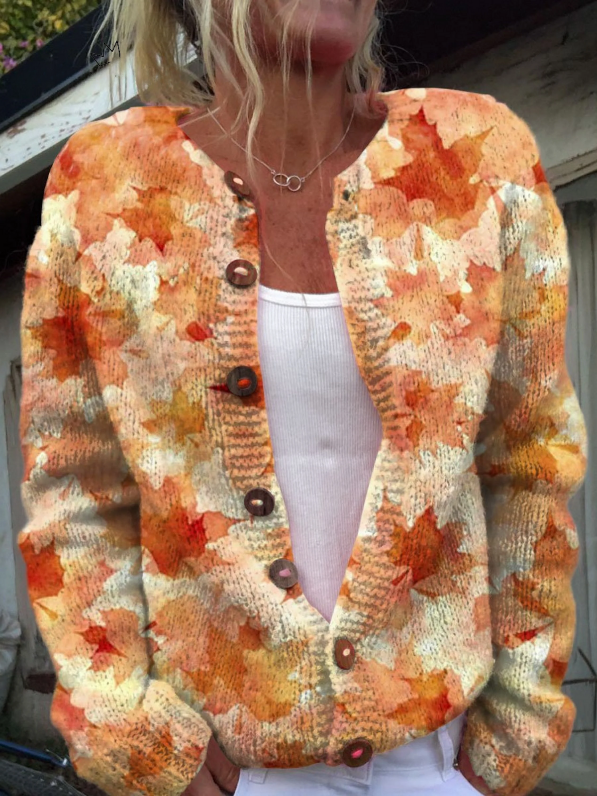 Diane | Vintage Knit Cardigan Sweater