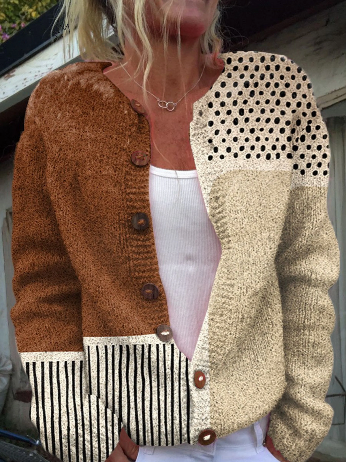 Kathleen | Vintage Knit Cardigan Sweater
