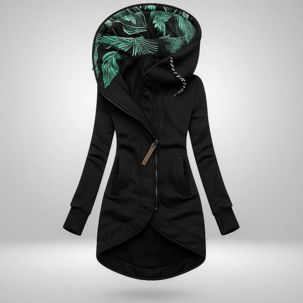 Women’s Long Hooded Quilted Coat