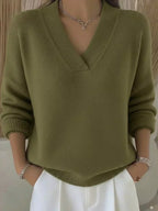 Nancy | Relaxed V-Neck Sweater