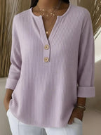 Donna | Henley Button Top