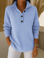 Marilyn | V-Neck Polo Sweater