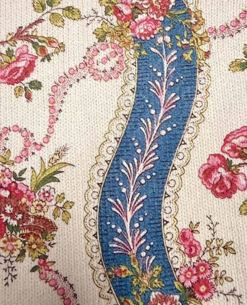 Judith | Paisley Pattern Zip Cardigan