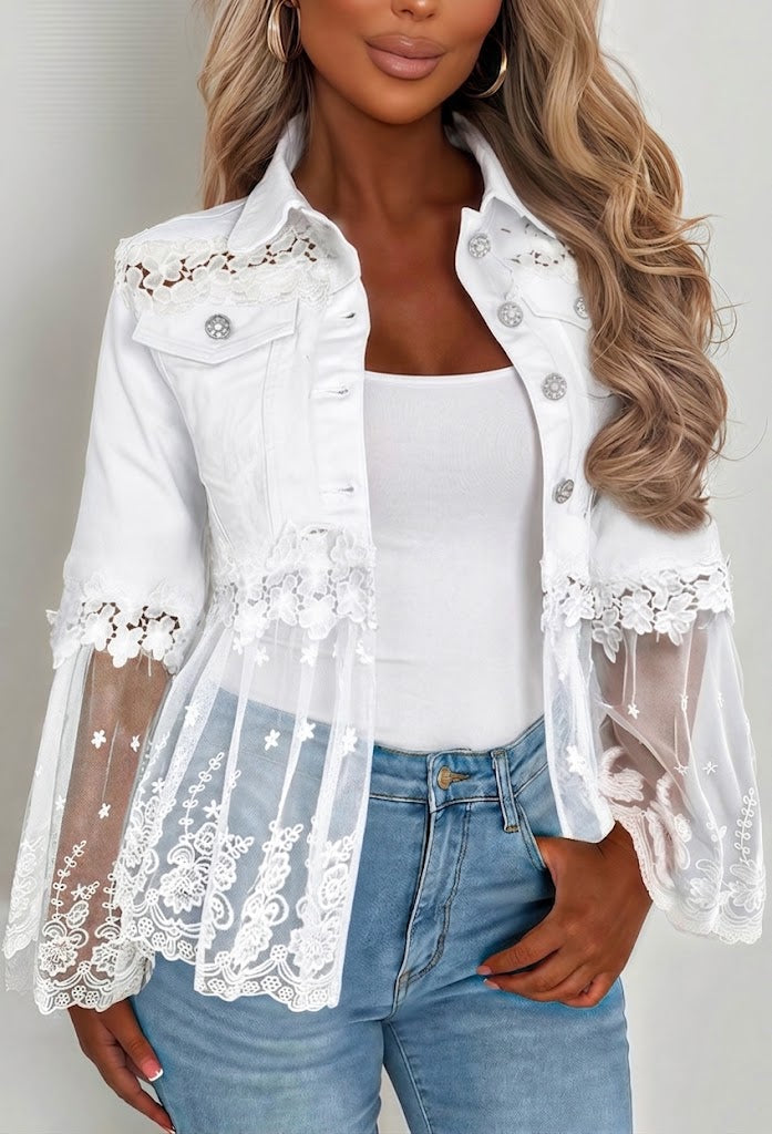 Judith | Lace-Panel Jacket