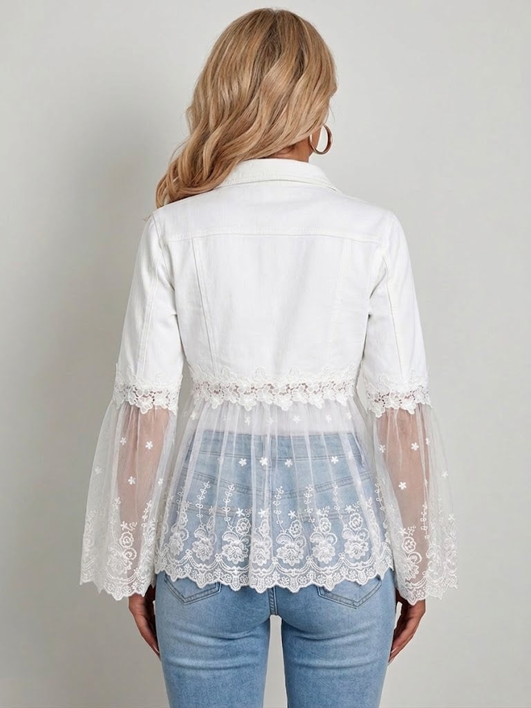 Judith | Lace-Panel Jacket
